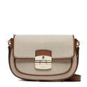 Furla Bolso Tesuto Natural Cognac Furla Bolso Tesuto Natural Cognac